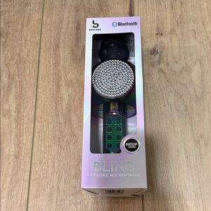 Bling Iridescent Bluetooth Karaoke Microphone -
